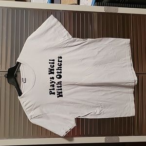 "Plays Well With Others" Old Navy Vintage XL Tshirt